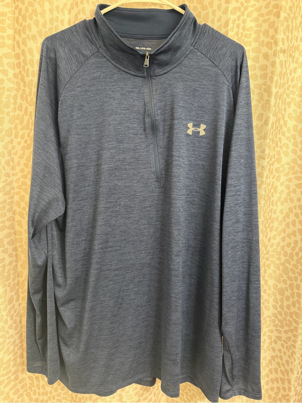 Under Armour Men's Dark Heather Gray 1/4 Zip Pullover